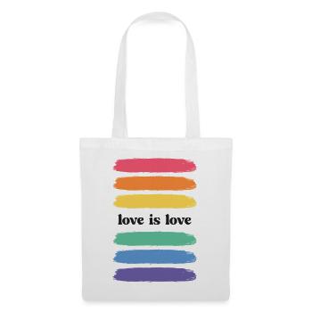 LGBT Pride Month - Love is Love - Tote Bag - white - Front