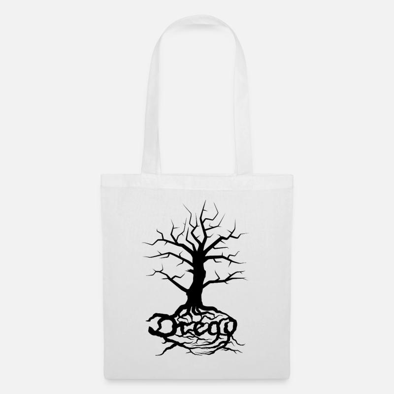 Dread Baum Schwarz - Stoffbeutel - Weiß