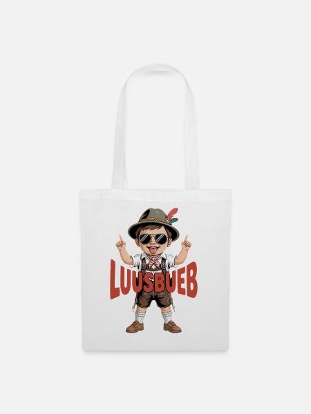 Luusbueb - Stoffbeutel - Weiß