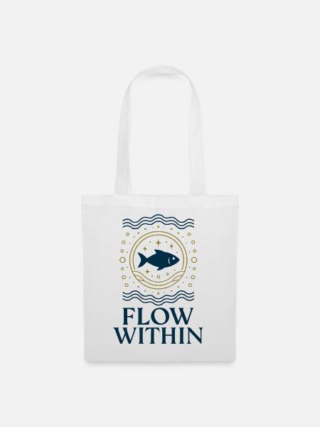 Flow Within - Stoffbeutel - Weiß