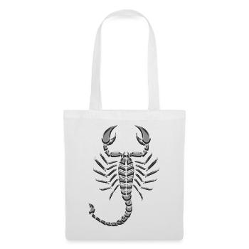 Scorpion metallic chrome - Tote Bag - white - Front