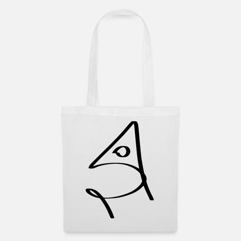 Poisson en bouillon - Sac en tissu - blanc