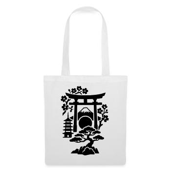 Japan Silhouette - Tote Bag - white - Front