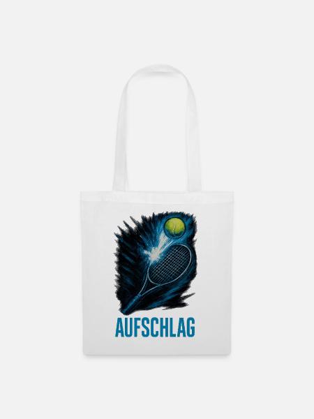 Aufschlag Kraftsprint - Stoffbeutel - Weiß