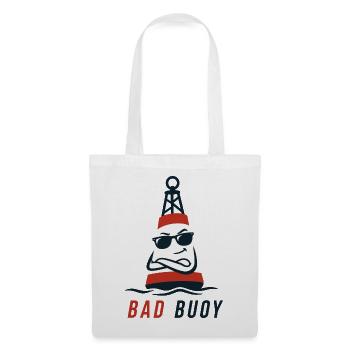 Bad Buoy – Lustiger Bad Boy Spruch - Stoffbeutel - Weiß - Vorne