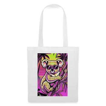 Koala - Stoffbeutel - Weiß - Vorne