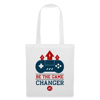 Sei der Game Changer Controller Tee - Stoffbeutel - Weiß - Vorne