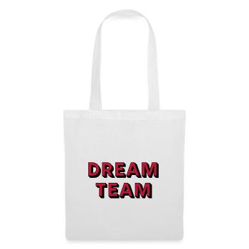 DREAM TEAM - Sac en tissu - blanc - Devant