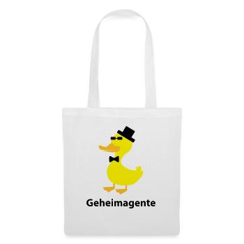 Geheimagente - Stoffbeutel - Weiß - Vorne