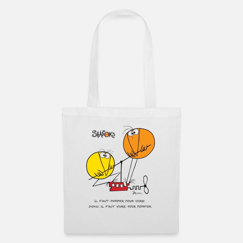 Shadoks pump - Tote Bag - white