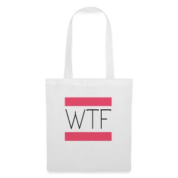 wtf girl - Tote Bag - white - Front