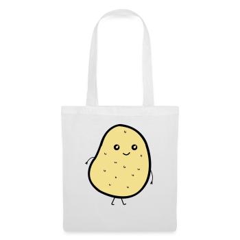 cute potatoe - Stoffbeutel - Weiß - Vorne