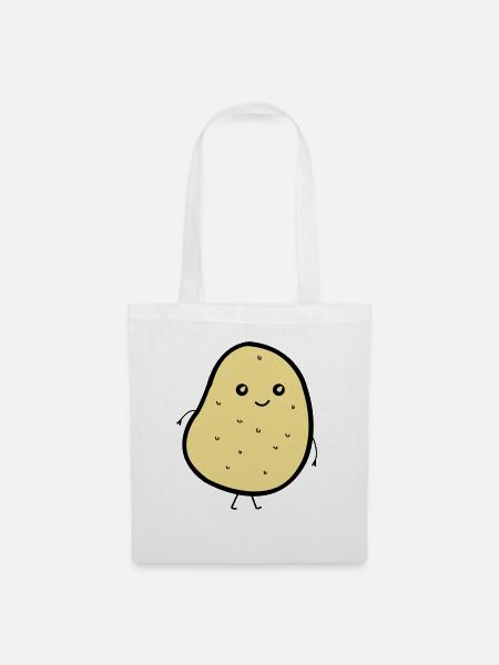 cute potatoe - Stoffbeutel - Weiß