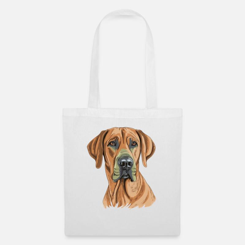Rhodesian Ridgeback - Stoffbeutel - Weiß