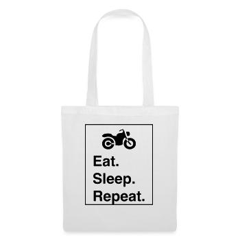 Cool "Ride Sleep Repeat" design for him and her - Tote Bag - white - Front