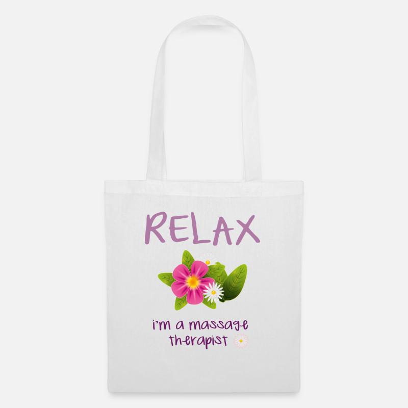 Massage Therapist Wellness - Stoffbeutel - Weiß