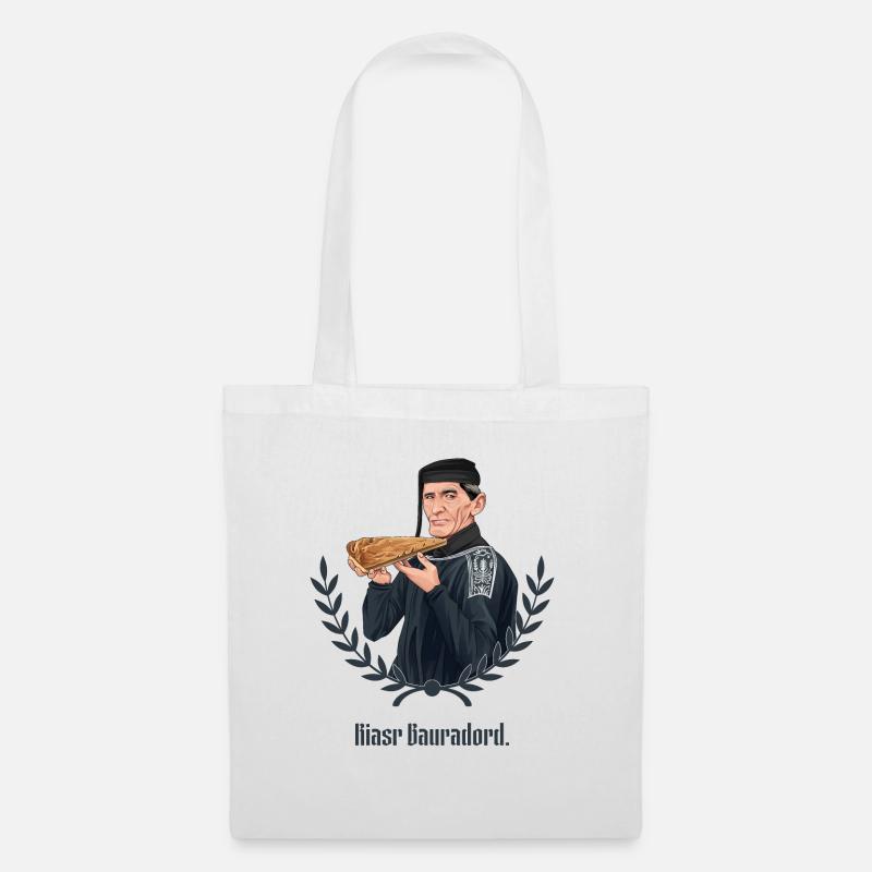 Rieser Grantler // Illustration - Stoffbeutel - Weiß
