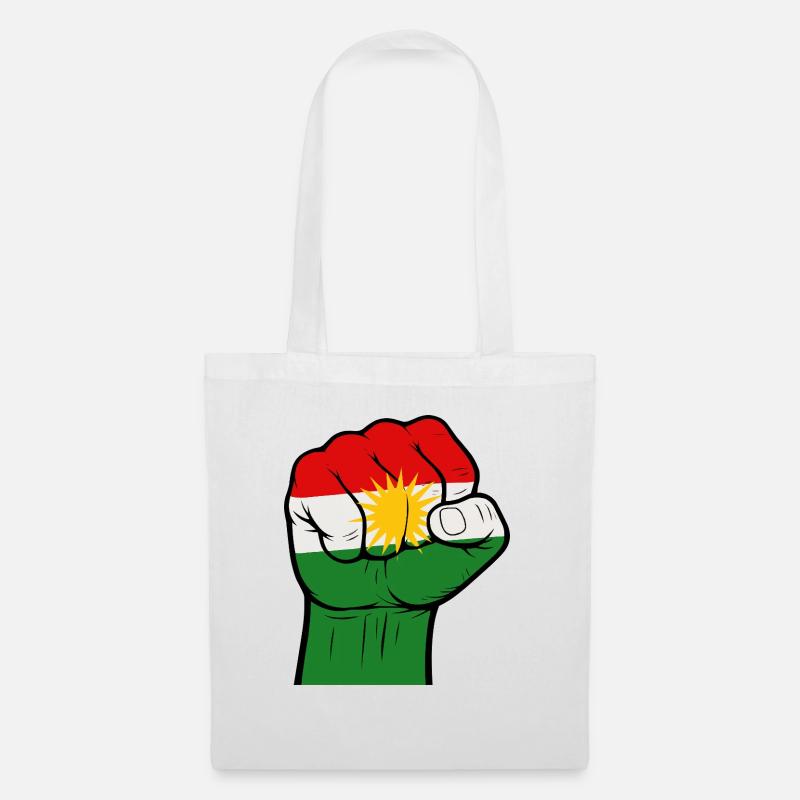 faust kurdistan - Stoffbeutel - Weiß