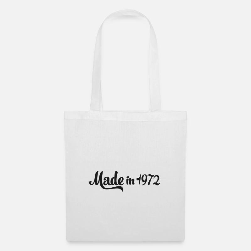 Made in 1972 - Stoffbeutel - Weiß