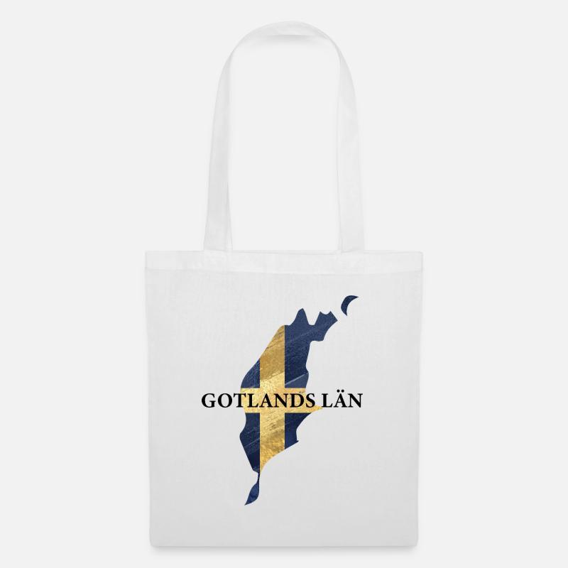 SCHWEDEN GOTLANDS LÄN - Stoffbeutel - Weiß