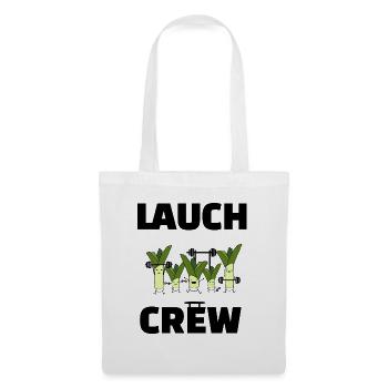 Lauch Crew Eine Gang aus Lauchs - Stoffbeutel - Weiß - Vorne