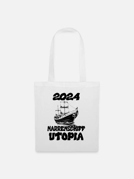 Narrenschiff Utopi, 2024 - Stoffbeutel - Weiß