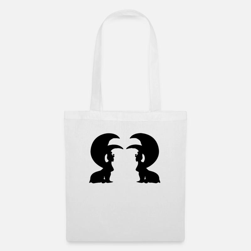 THE NEVER ENDING STORY SPHINX GATE BLACK - Tote Bag - white