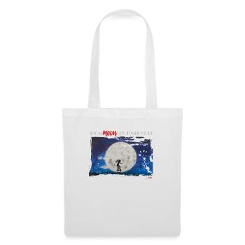 Community unicycle Moon - Sac en tissu - blanc - Devant