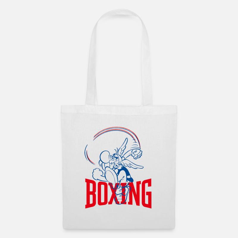 Asterix & Obelix Asterix Boxe Design - Sac en tissu - blanc