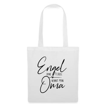 Großmutter Oma Enkel Omi Geschenk Geschenksidee - Stoffbeutel - Weiß - Vorne