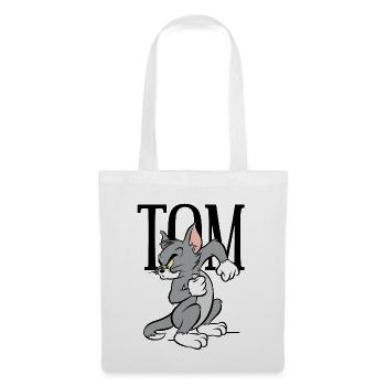 Tom and Jerry Angry Cat - Tote Bag - white - Front