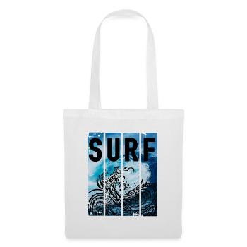 SURF Ocean Waves - Tote Bag - white - Front