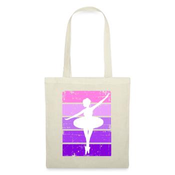 Ballerine Ballerine Danseuse Pink - Sac en tissu - nature - Devant