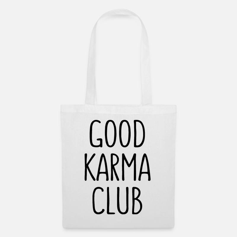 GOOD KARMA CLUB - Stoffbeutel - Weiß