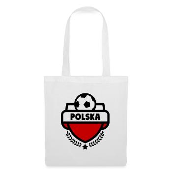 Football Poland Flag Countries Team Fan - Tote Bag - white - Front
