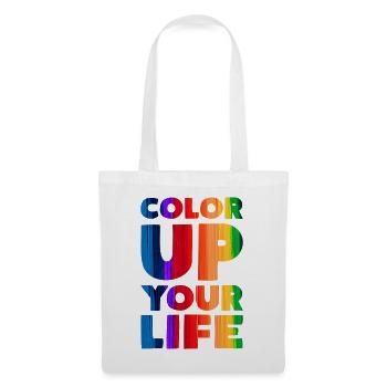 Color Up Your Life Colorful - Tote Bag - white - Front