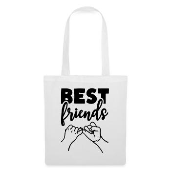 Best Friends Freundschaft - Stoffbeutel - Weiß - Vorne