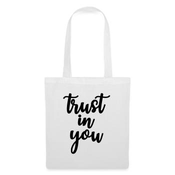 avoir confiance en vous - Sac en tissu - blanc - Devant