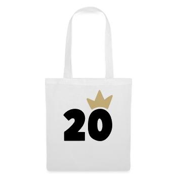 20 crown number 30 - Tote Bag - white - Front