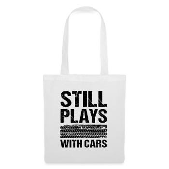 Still Plays With Cars Auto - Stoffbeutel - Weiß - Vorne