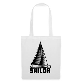 Sailor Segelboot Segeln - Stoffbeutel - Weiß - Vorne