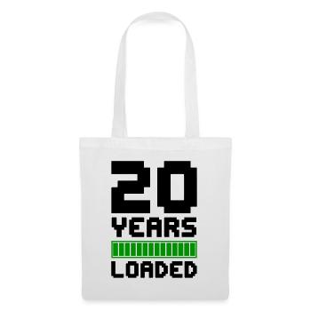 20 Years Loaded 20th Birthday - Tote Bag - white - Front