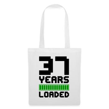 37 Years Loaded 37th Birthday - Tote Bag - white - Front