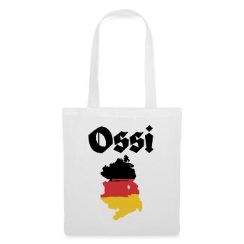 Ossi DDR Ostdeutschland - Stoffbeutel - Weiß - Vorne