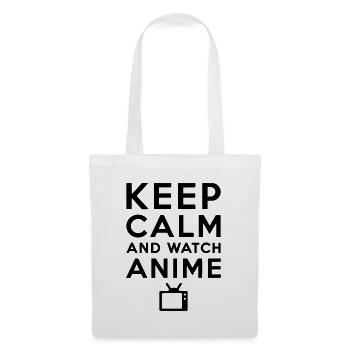 Keep Calm And Watch Anime Japan Anime Series Fan - Tote Bag - white - Front