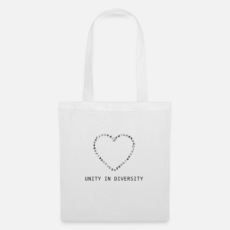 Unity in Diversity Print Religion Freiheit - Stoffbeutel - Weiß