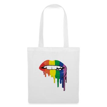 LGBTI Lips - Tote Bag - white - Front