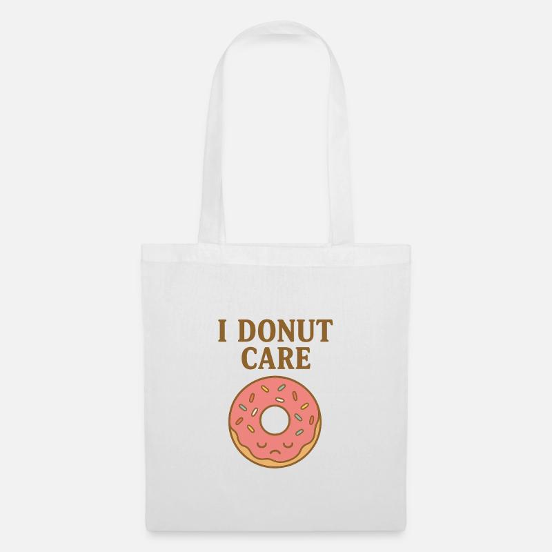 Ich kümmere mich um Donuts - Stoffbeutel - Weiß