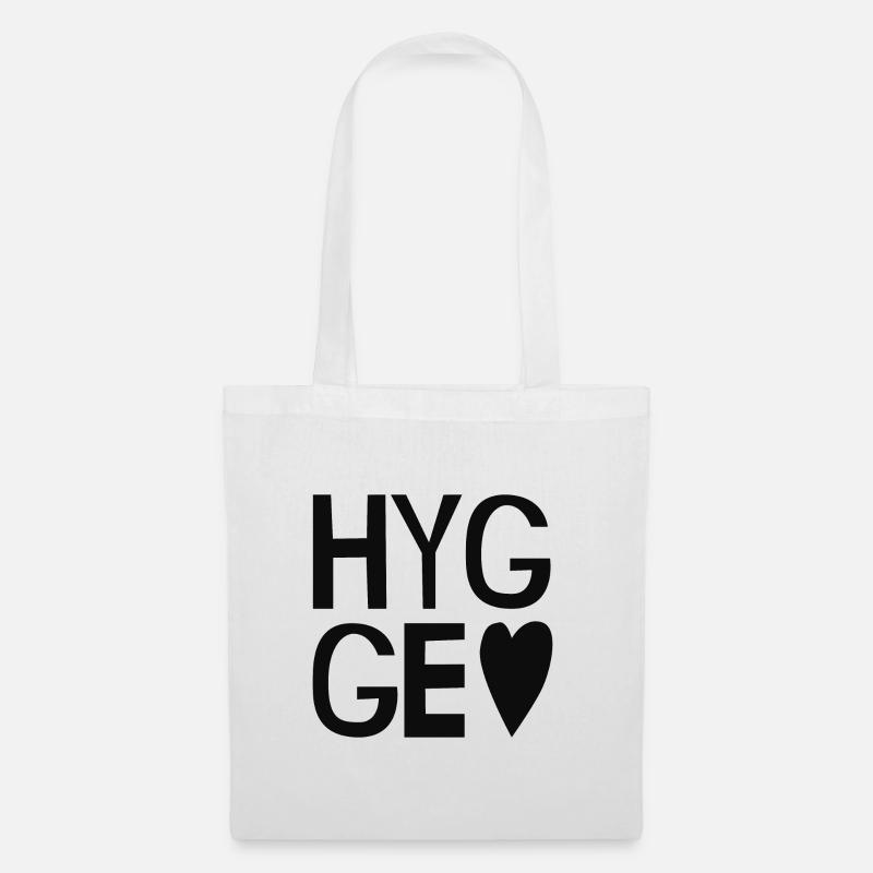 Hygge Love - Stoffbeutel - Weiß