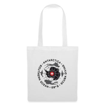 Antarktis Taucher Logo - Stoffbeutel - Weiß - Vorne